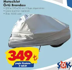 MOTOSİKLET ÖRTÜ BRANDASI fiyat ve kampanya bilgisi